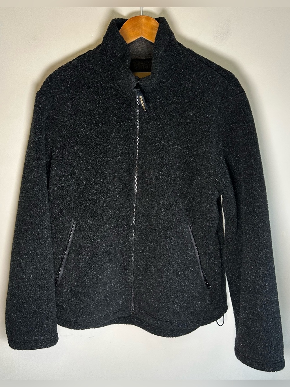Irish Setter Wilmont Sherpa Fleece Jacket Mens M Full Zip Toggle Red Wing Shoes